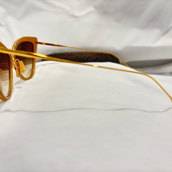 NEW! DITA HEARTBREAKER 22025-C-BRN-GLD;  GOLD & BROWN FRAME W/ GOLD FLASH LENS - Picture 5 of 8